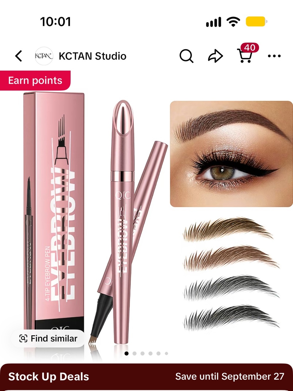 Qi Micro-Fork Eyebrow Pen — Multi-Shade Brow Definition